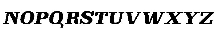 Brimonta Black SemExp Slant Font UPPERCASE