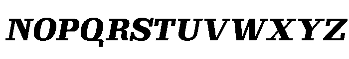 Brimonta Black Slant Font UPPERCASE