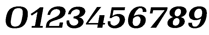 Brimonta Bold Expanded Slant Font OTHER CHARS