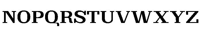 Brimonta Bold Semi Expanded Font UPPERCASE
