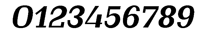 Brimonta Bold Slant Font OTHER CHARS
