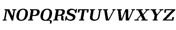 Brimonta Bold Slant Font UPPERCASE