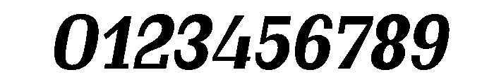 Brimonta ExtBd SemiCond Slant Font OTHER CHARS