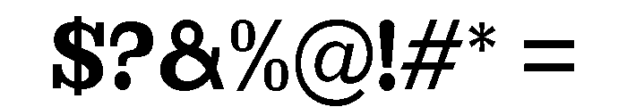 Brimonta ExtBd SemiCond Font OTHER CHARS