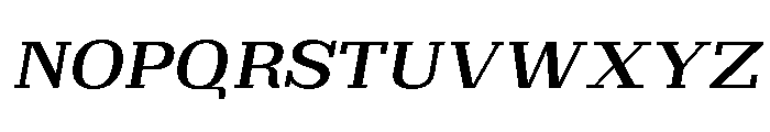 Brimonta SemBd SemExp Slant Font UPPERCASE