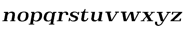 Brimonta SemBd SemExp Slant Font LOWERCASE