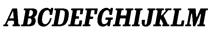 Brimonta Soft Black Cond Ita Font UPPERCASE
