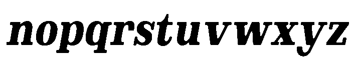 Brimonta Soft Black Cond Ita Font LOWERCASE