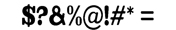 Brimonta Soft Black Condensed Font OTHER CHARS
