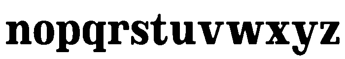 Brimonta Soft Black Condensed Font LOWERCASE