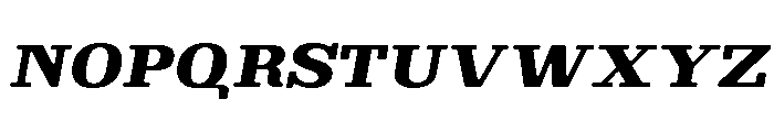 Brimonta Soft Black Exp Ita Font UPPERCASE