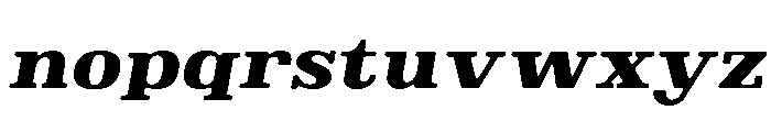 Brimonta Soft Black Exp Ita Font LOWERCASE