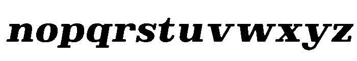 Brimonta Soft Black SemExp Ita Font LOWERCASE