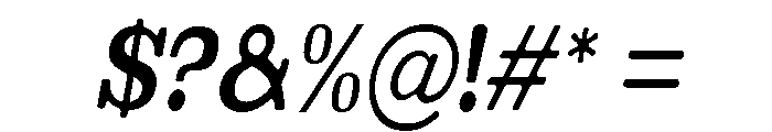Brimonta Soft Bold Cond Ita Font OTHER CHARS