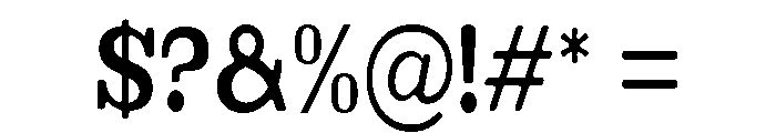 Brimonta Soft Bold Condensed Font OTHER CHARS