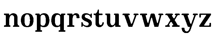 Brimonta Soft Bold SemCond Font LOWERCASE