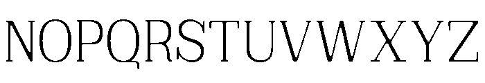 Brimonta Soft Light Condensed Font UPPERCASE