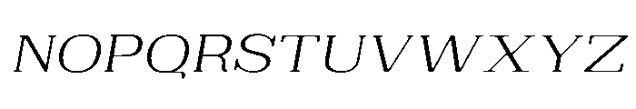 Brimonta Soft Light Exp Ita Font UPPERCASE