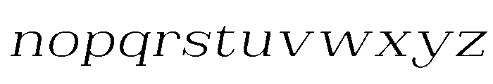 Brimonta Soft Light Exp Ita Font LOWERCASE