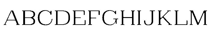 Brimonta Soft Light Expanded Font UPPERCASE