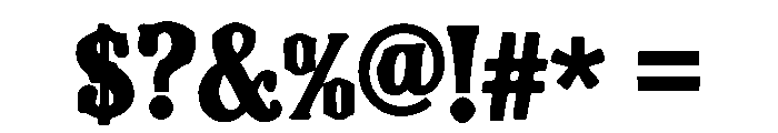 Brinavo Regular Font OTHER CHARS