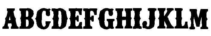 Brinavo Regular Font UPPERCASE