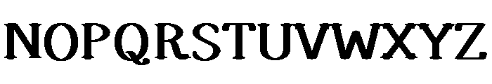 Brindle Hour Regular Font UPPERCASE