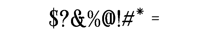 Brindley Houston Regular Font OTHER CHARS