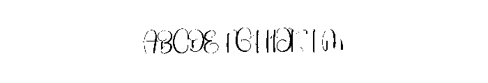 Bring Magnolia Font UPPERCASE