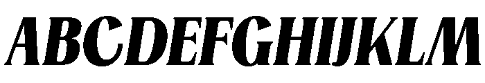 Bring Vacation Italic Font UPPERCASE