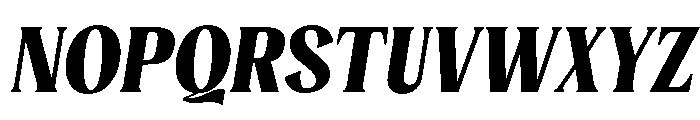 Bring Vacation Italic Font UPPERCASE