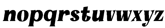 Bring Vacation Italic Font LOWERCASE