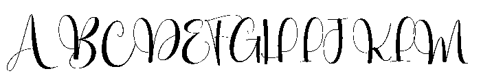 Bringking Font UPPERCASE
