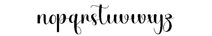 Bringking Font LOWERCASE