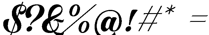 Brione Regular Font OTHER CHARS