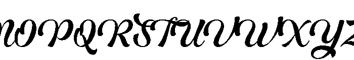 Brione Regular Font UPPERCASE