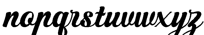 Brione Regular Font LOWERCASE