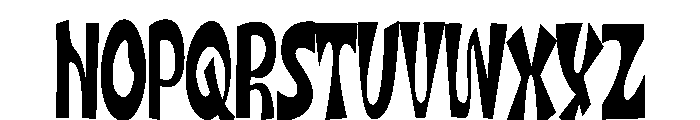Brisck Condensed Font UPPERCASE