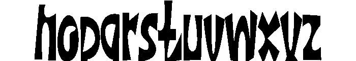Brisck Condensed Font LOWERCASE