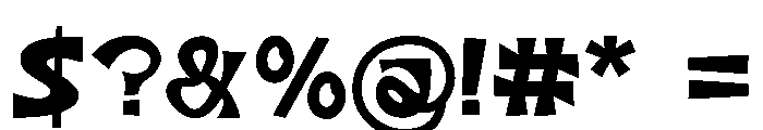 Brisck Font OTHER CHARS