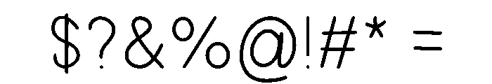 Brisk Wild Font OTHER CHARS