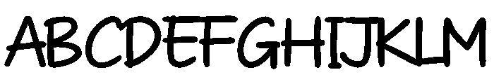 Bristle Joy Font UPPERCASE