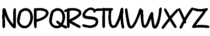 Bristle Joy Font UPPERCASE