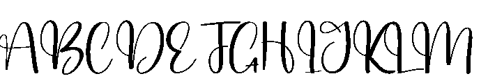 Bristney Font UPPERCASE