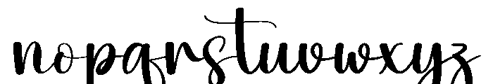 Bristney Font LOWERCASE