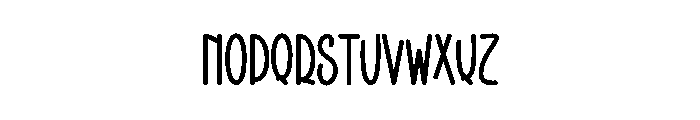 Britalia Fridatia Font LOWERCASE