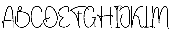 Britanny Font UPPERCASE