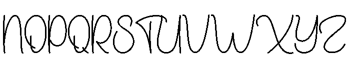 Britanny Font UPPERCASE