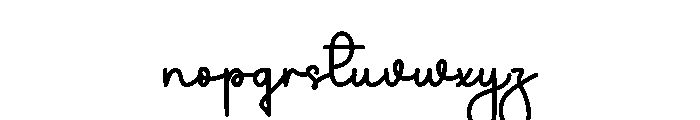Britanny Font LOWERCASE
