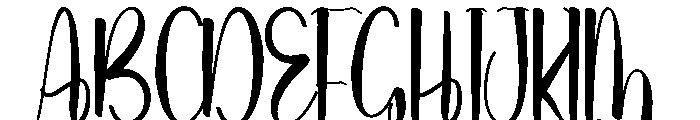 Britany Holiday Font UPPERCASE